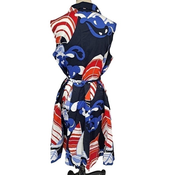 Talbots RWB polished Cotton shirt dress Plus size 16 - Picture 3 of 6